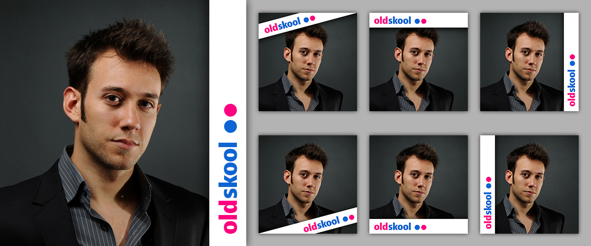 All six Flickr old skool badges shown on top of my avatar